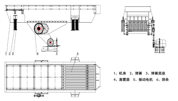 振動喂料機結(jié)構(gòu)圖